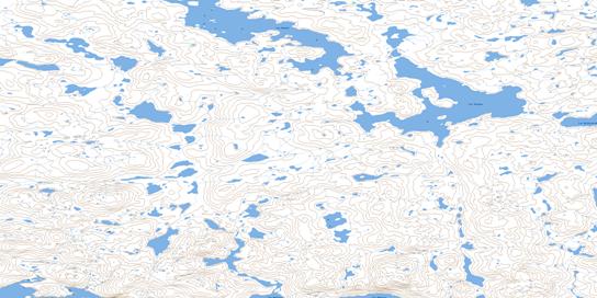Lac Vergons Topo Map 035H04 at 1:50,000 scale - National Topographic System of Canada (NTS) - Toporama map