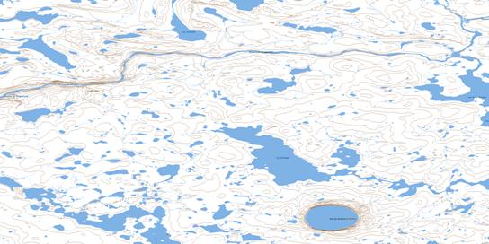 Cratere Du Nouveau-Quebec Topographic map 035H05 at 1:50,000 Scale