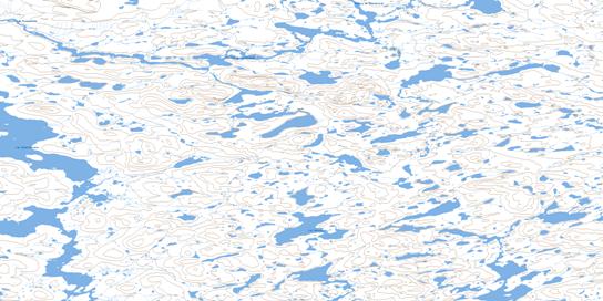 Lac Cournoyer Topo Map 035H06 at 1:50,000 scale - National Topographic System of Canada (NTS) - Toporama map