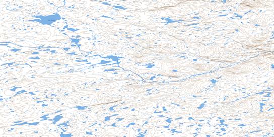 Lac Vicenza Topo Map 035H07 at 1:50,000 scale - National Topographic System of Canada (NTS) - Toporama map