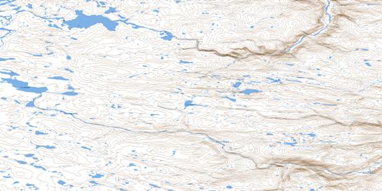 Lac Wakeham Topo Map 035H10 at 1:50,000 scale - National Topographic System of Canada (NTS) - Toporama map