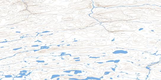 Lac Fleury Topographic map 035H12 at 1:50,000 Scale