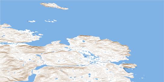 Promontoire De Martigny Topo Map 035I02 at 1:50,000 scale - National Topographic System of Canada (NTS) - Toporama map