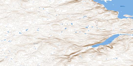Lac Tasialujjuaq Topo Map 035I03 at 1:50,000 scale - National Topographic System of Canada (NTS) - Toporama map