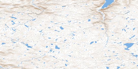 Lac Iqiattavialuk Topographic map 035J03 at 1:50,000 Scale