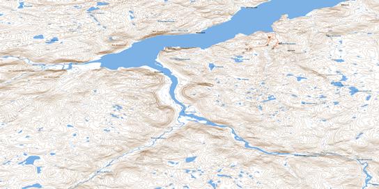 Salluit Topo Map 035J04 at 1:50,000 scale - National Topographic System of Canada (NTS) - Toporama map