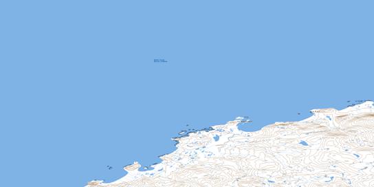 Cap Briard Topographic map 035J08 at 1:50,000 Scale