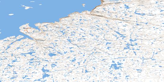 Ivujivik Topo Map 035K05 at 1:50,000 scale - National Topographic System of Canada (NTS) - Toporama map