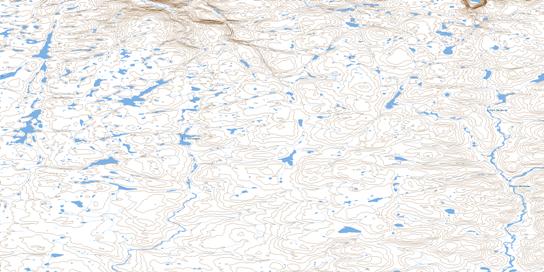Lac Ivitaarqiap Topographic map 035K06 at 1:50,000 Scale