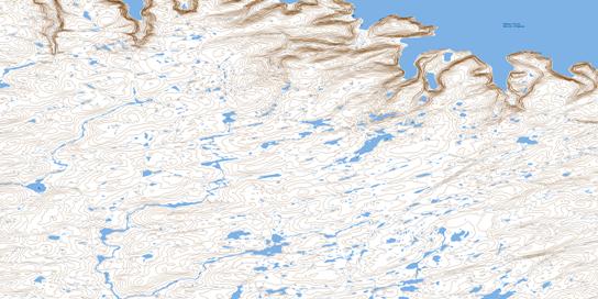 Cap Gobin Topo Map 035K07 at 1:50,000 scale - National Topographic System of Canada (NTS) - Toporama map