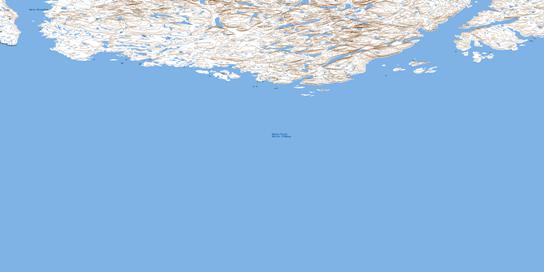 Mill Island Topographic map 035N13 at 1:50,000 Scale