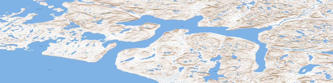 Eqe Bay Topographic map 037C09 at 1:50,000 Scale