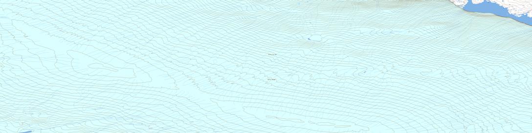 Barnes Ice Cap Topographic map 037E02 at 1:50,000 Scale