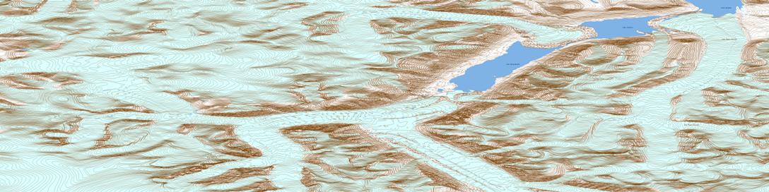 Inuutiq Lake Topo Map 038B08 at 1:50,000 scale - National Topographic System of Canada (NTS) - Toporama map