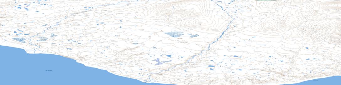 Dufour Point Topo Map 038B13 at 1:50,000 scale - National Topographic System of Canada (NTS) - Toporama map
