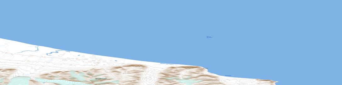 Cape Fanshawe Topographic map 038C10 at 1:50,000 Scale