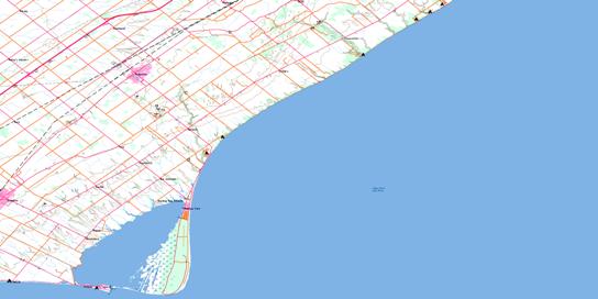 Ridgetown Topo Map 040I05 at 1:50,000 scale - National Topographic System of Canada (NTS) - Toporama map