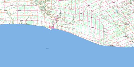 Port Burwell Topographic map 040I10 at 1:50,000 Scale