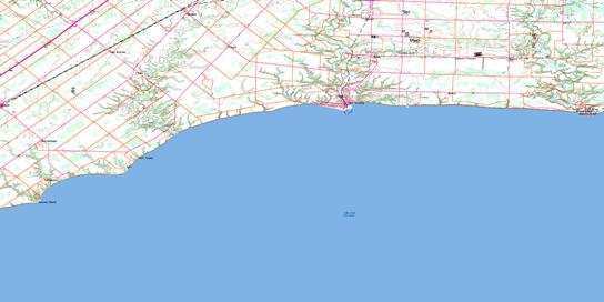 Port Stanley Topo Map 040I11 at 1:50,000 scale - National Topographic System of Canada (NTS) - Toporama map