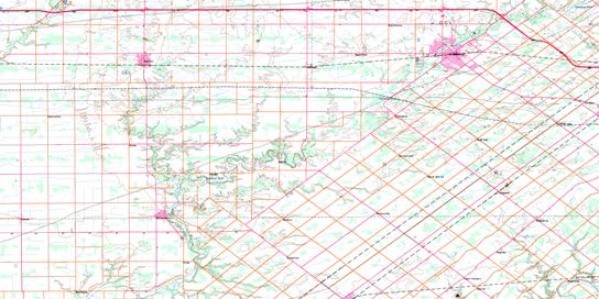 Strathroy Topo Map 040I13 at 1:50,000 scale - National Topographic System of Canada (NTS) - Toporama map