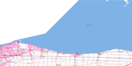 Belle River Topo Map 040J07 at 1:50,000 scale - National Topographic System of Canada (NTS) - Toporama map