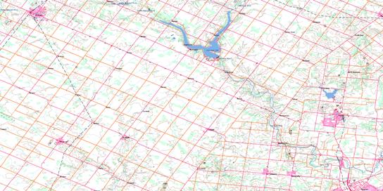 Conestogo Topographic map 040P10 at 1:50,000 Scale
