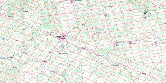 Wingham Topo Map 040P14 at 1:50,000 scale - National Topographic System of Canada (NTS) - Toporama map
