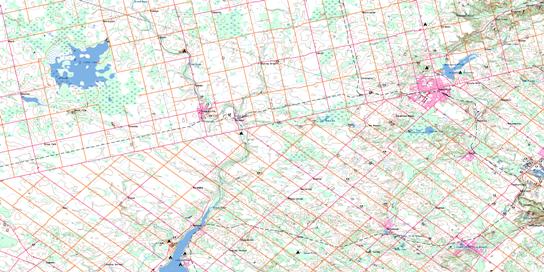 Orangeville Topo Map 040P16 at 1:50,000 scale - National Topographic System of Canada (NTS) - Toporama map
