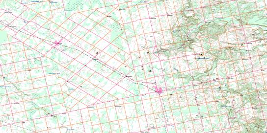 Dundalk Topo Map 041A01 at 1:50,000 scale - National Topographic System of Canada (NTS) - Toporama map
