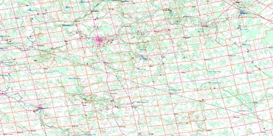 Durham Topo Map 041A02 at 1:50,000 scale - National Topographic System of Canada (NTS) - Toporama map