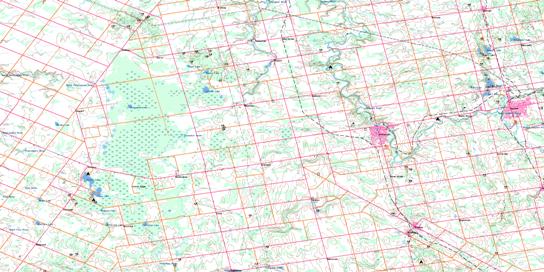 Walkerton Topo Map 041A03 at 1:50,000 scale - National Topographic System of Canada (NTS) - Toporama map