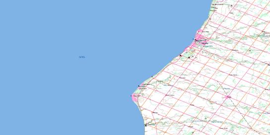 Kincardine Topo Map 041A04 at 1:50,000 scale - National Topographic System of Canada (NTS) - Toporama map