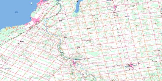 Chesley Topo Map 041A06 at 1:50,000 scale - National Topographic System of Canada (NTS) - Toporama map