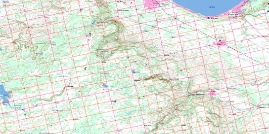 Collingwood Topo Map 041A08 at 1:50,000 scale - National Topographic System of Canada (NTS) - Toporama map