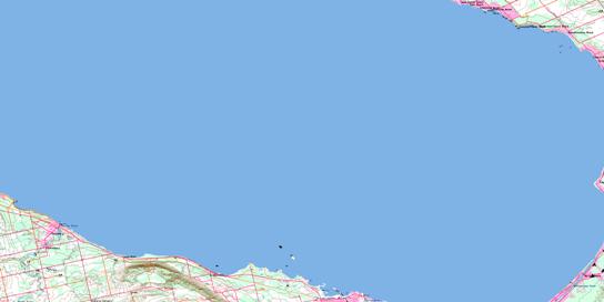 Nottawasaga Bay Topo Map 041A09 at 1:50,000 scale - National Topographic System of Canada (NTS) - Toporama map