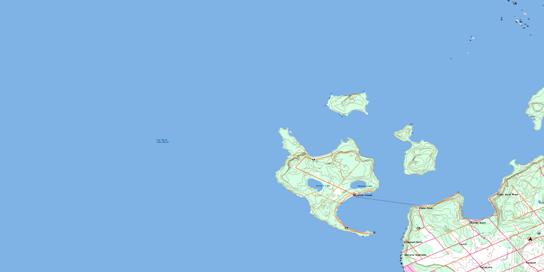 Christian Island Topo Map 041A16 at 1:50,000 scale - National Topographic System of Canada (NTS) - Toporama map