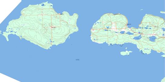 Meldrum Bay Topo Map 041G14 at 1:50,000 scale - National Topographic System of Canada (NTS) - Toporama map