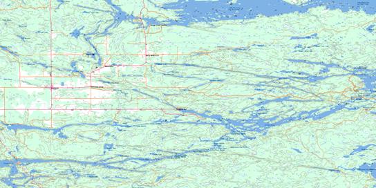 Noelville Topo Map 041I01 at 1:50,000 scale - National Topographic System of Canada (NTS) - Toporama map