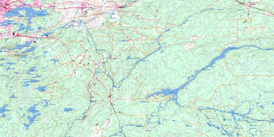 Coniston Topo Map 041I07 at 1:50,000 scale - National Topographic System of Canada (NTS) - Toporama map