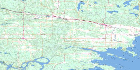 Verner Topo Map 041I08 at 1:50,000 scale - National Topographic System of Canada (NTS) - Toporama map