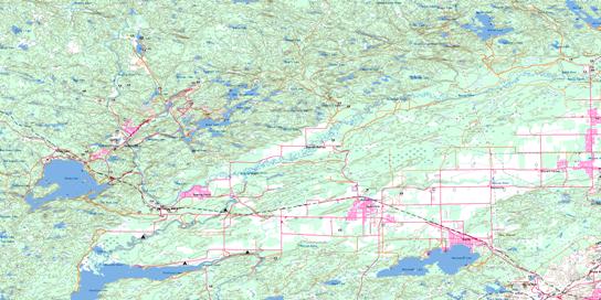 Chelmsford Topo Map 041I11 at 1:50,000 scale - National Topographic System of Canada (NTS) - Toporama map