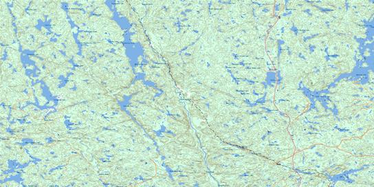 Pogamasing Topo Map 041I13 at 1:50,000 scale - National Topographic System of Canada (NTS) - Toporama map