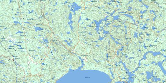 Milnet Topo Map 041I15 at 1:50,000 scale - National Topographic System of Canada (NTS) - Toporama map