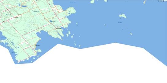 St Joseph Island Topo Map 041J04 at 1:50,000 scale - National Topographic System of Canada (NTS) - Toporama map