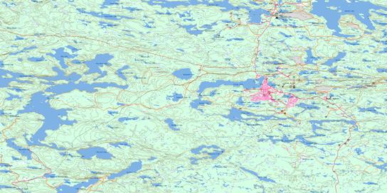 Elliot Lake Topo Map 041J07 at 1:50,000 scale - National Topographic System of Canada (NTS) - Toporama map