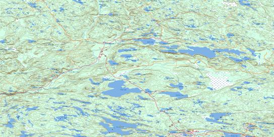 Rawhide Lake Topo Map 041J10 at 1:50,000 scale - National Topographic System of Canada (NTS) - Toporama map