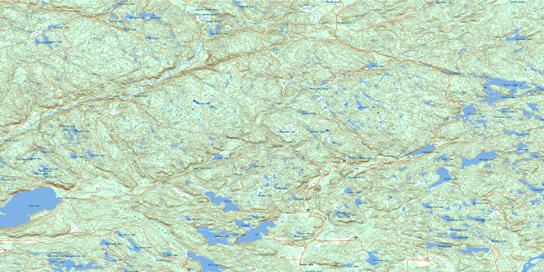 Echo Lake Topographic map 041J12 at 1:50,000 Scale
