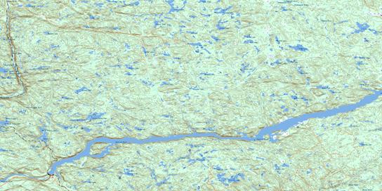 Grey Owl Lake Topo Map 041N08 at 1:50,000 scale - National Topographic System of Canada (NTS) - Toporama map