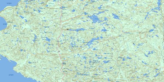 Old Woman Lake Topo Map 041N10 at 1:50,000 scale - National Topographic System of Canada (NTS) - Toporama map