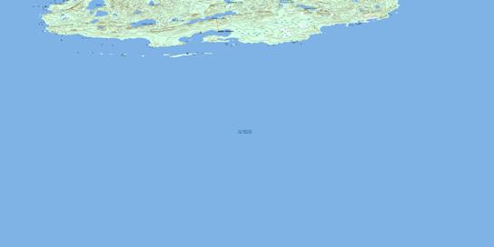 Michipicoten Island Topo Map 041N12 at 1:50,000 scale - National Topographic System of Canada (NTS) - Toporama map